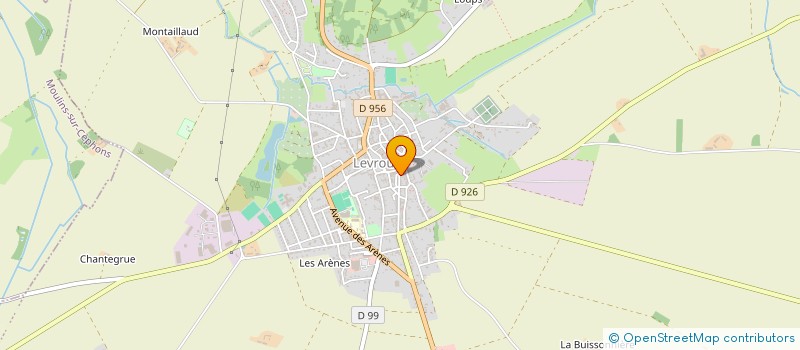 localisation de l'entreprise SCI POSEIDON III à LEVROUX