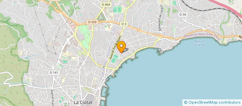 localisation de l'entreprise SCI POSH  LA CIOTAT