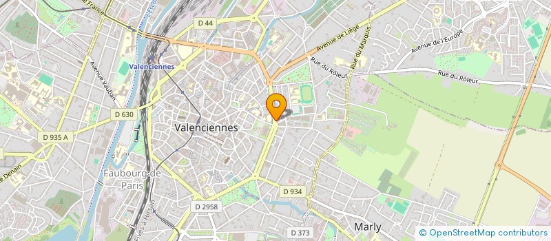 localisation de l'entreprise SCI POSITIVE INVEST  VALENCIENNES