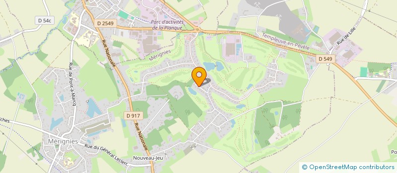 localisation de l'entreprise SCI POSITIVEVIBES à MERIGNIES