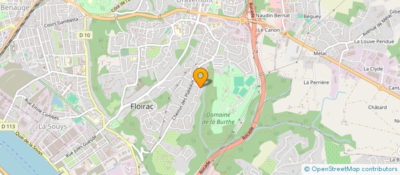 localisation de l'entreprise SCI POSOF  FLOIRAC