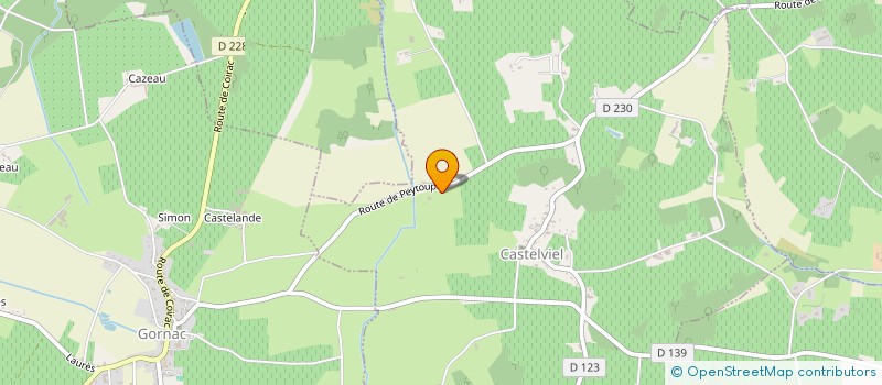 localisation de l'entreprise SCI POSSAMAI  CASTELVIEL