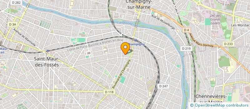 localisation de l'entreprise SCI POSSESSION à SAINT-MAUR-DES-FOSSES