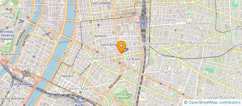 localisation de l'entreprise SCI POSTCVI  LYON