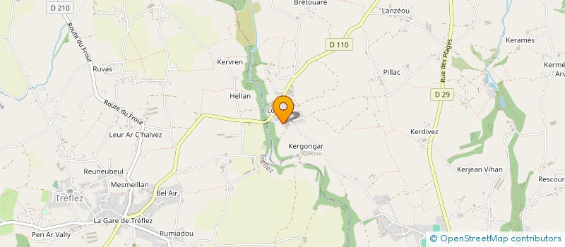 localisation de l'entreprise SCI POSTEC  PLOUNEVEZ-LOCHRIST