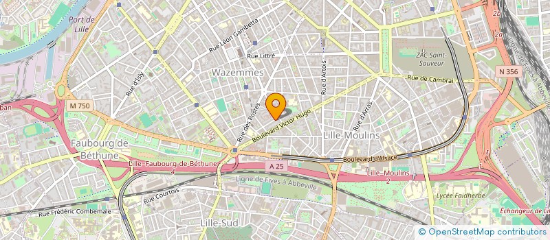 localisation de l'entreprise SCI POSTEL/SALIOU à LILLE