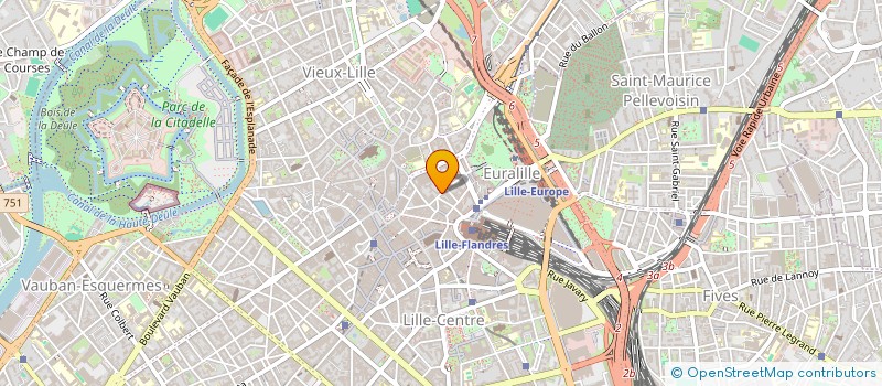 localisation de l'entreprise SCI POSTES-CAUMARTIN  LILLE