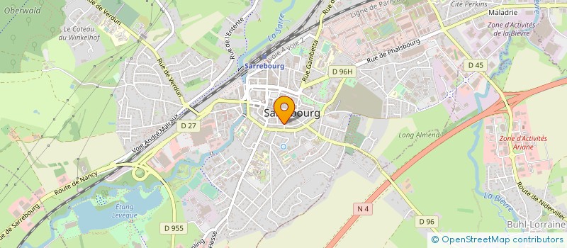 localisation de l'entreprise SCI POSTIMMO à SARREBOURG