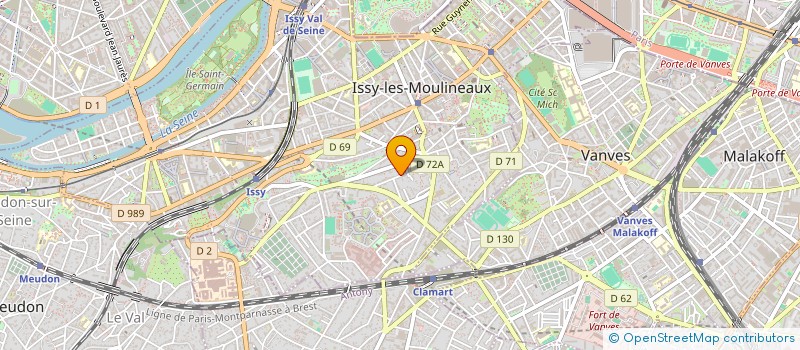 localisation de l'entreprise SCI POSTOLONNEC à ISSY-LES-MOULINEAUX