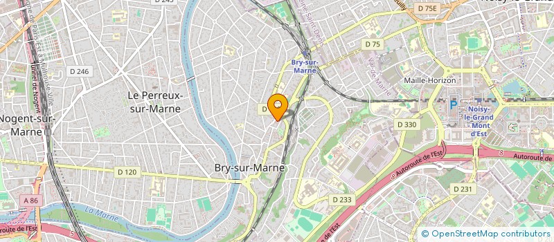 localisation de l'entreprise SCI POSTURALYA à BRY-SUR-MARNE