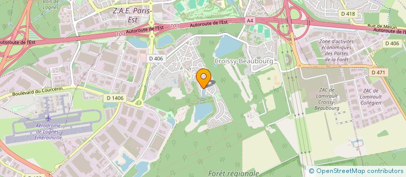 localisation de l'entreprise SCI POSTURO 47  CROISSY-BEAUBOURG