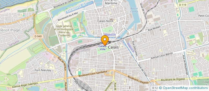 localisation de l'entreprise SCI POT AND POF  CALAIS