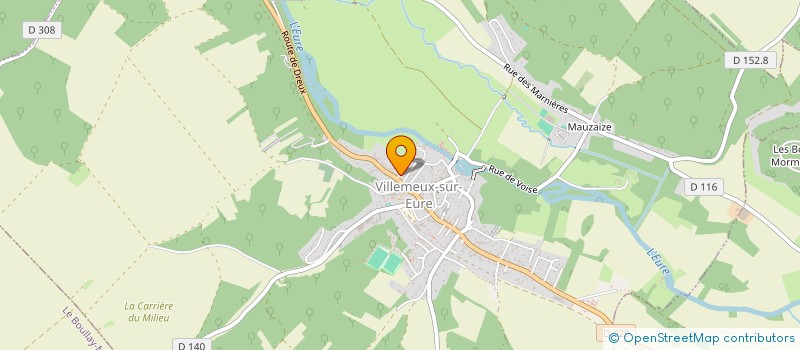 localisation de l'entreprise SCI POT MARY à VILLEMEUX-SUR-EURE
