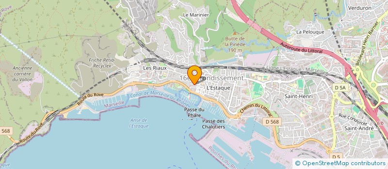localisation de l'entreprise SCI POTAMIS à MARSEILLE