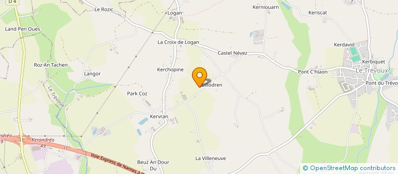 localisation de l'entreprise SCI POTAVI  LE TREVOUX