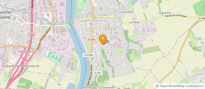 localisation de l'entreprise SCI POTENZA à JASSANS-RIOTTIER