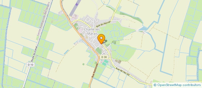 localisation de l'entreprise SCI POTEREAU  CHAILLE-LES-MARAIS