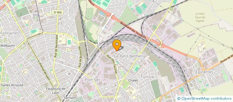 localisation de l'entreprise SCI POTERIES DU LINGUET  BETHENY