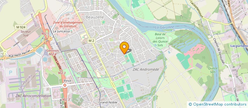 localisation de l'entreprise SCI POTIBAN  BLAGNAC