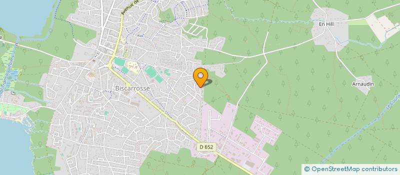 localisation de l'entreprise SCI POTIER  BISCARROSSE