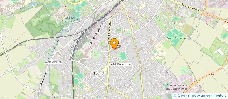 localisation de l'entreprise SCI POTIER  ACHICOURT