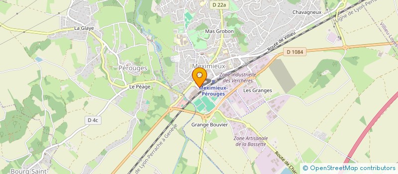 localisation de l'entreprise SCI POTIER DEBARD à MEXIMIEUX