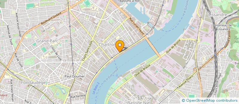 localisation de l'entreprise SCI POTIN  BORDEAUX