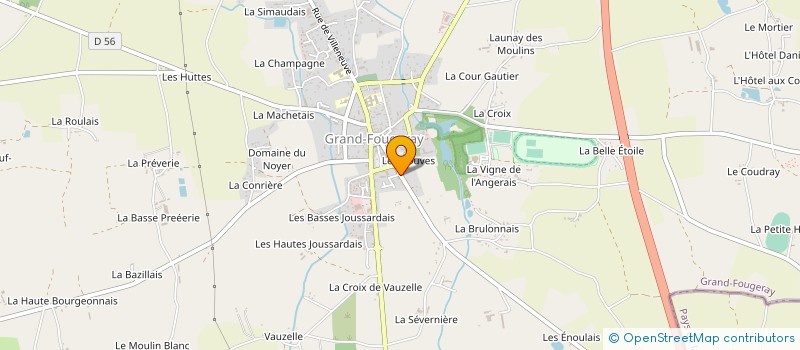 localisation de l'entreprise SCI POTIRON  GRAND-FOUGERAY