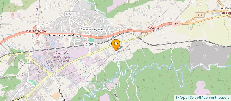 localisation de l'entreprise SCI POTOPEA  MEYREUIL