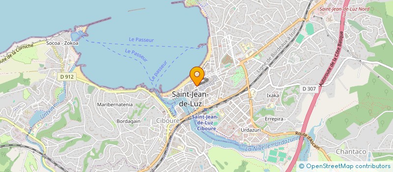 localisation de l'entreprise SCI POTTA  SAINT-JEAN-DE-LUZ