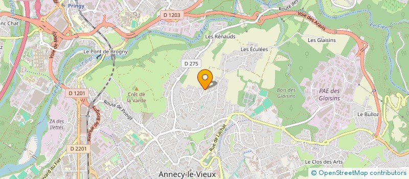 localisation de l'entreprise SCI POUATO  ANNECY