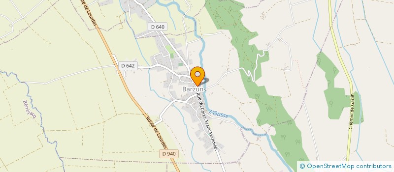 localisation de l'entreprise SCI POUBLAN  BARZUN