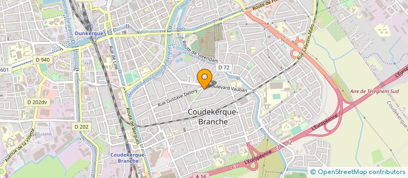 localisation de l'entreprise SCI POUBLANG  COUDEKERQUE-BRANCHE