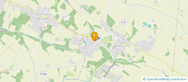 localisation de l'entreprise SCI POUCETILLEUL  LANTA