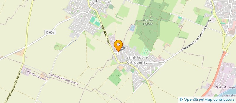 localisation de l'entreprise SCI POUCHAIN IMMOBILIER ET FILS  SAINT-AUBIN-D'ARQUENAY