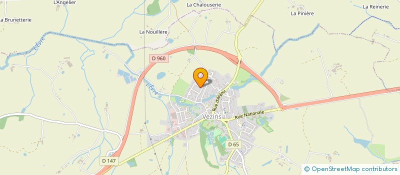 localisation de l'entreprise SCI POUCHEF  VEZINS