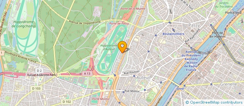 localisation de l'entreprise SCI POUCHKINE  PARIS