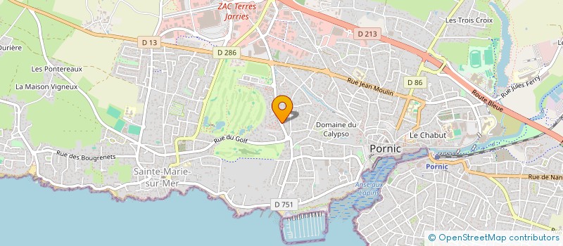 localisation de l'entreprise SCI POUCHOU  PORNIC