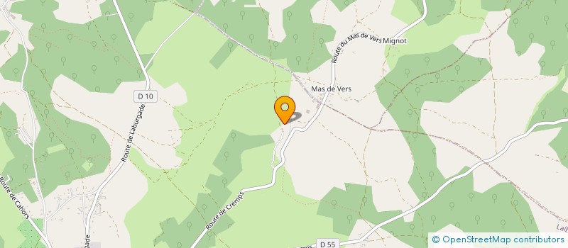 localisation de l'entreprise SCI POUDALLY  LALBENQUE