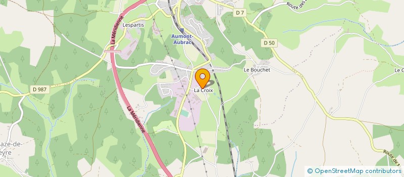 localisation de l'entreprise SCI POUDEVIGNE  PEYRE EN AUBRAC