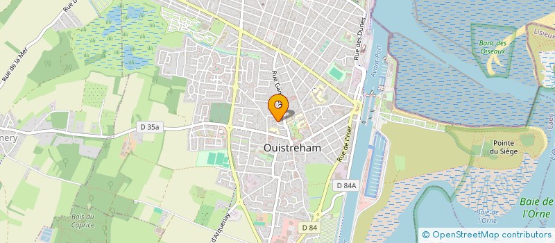 localisation de l'entreprise SCI POUDLARD  OUISTREHAM