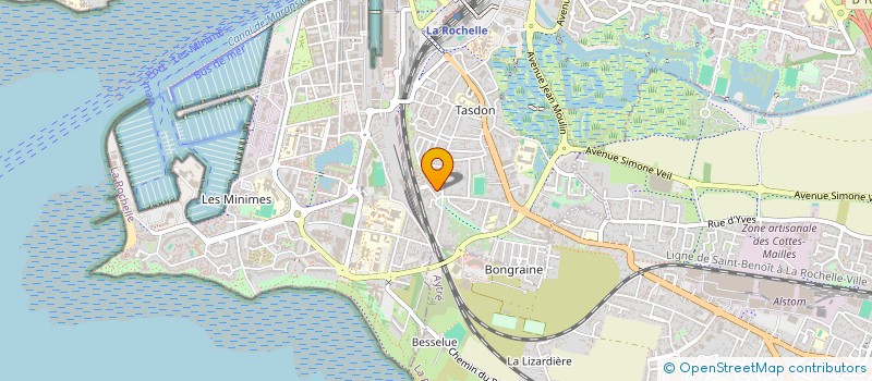 localisation de l'entreprise SCI POUDOU  LA ROCHELLE