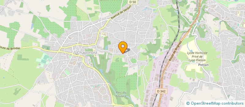 localisation de l'entreprise SCI POUDRETTE IMMOS  CHAPONOST