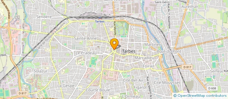 localisation de l'entreprise SCI POUEY 59  TARBES