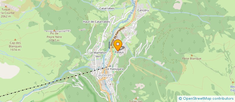 localisation de l'entreprise SCI POUEY TRENOUS  CAUTERETS