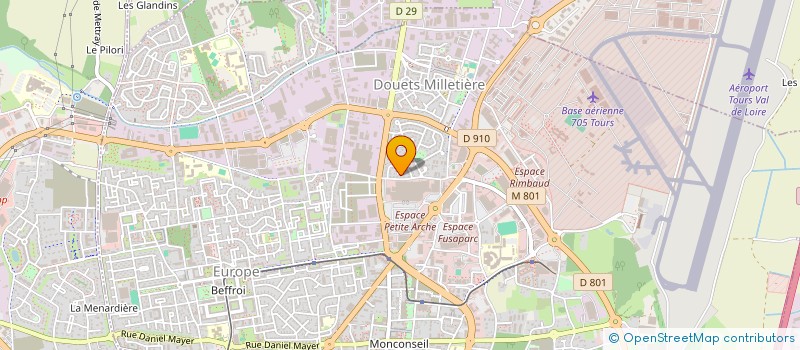 localisation de l'entreprise SCI POUIK POUIC  TOURS