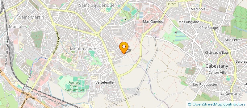 localisation de l'entreprise SCI POUILLE  PERPIGNAN