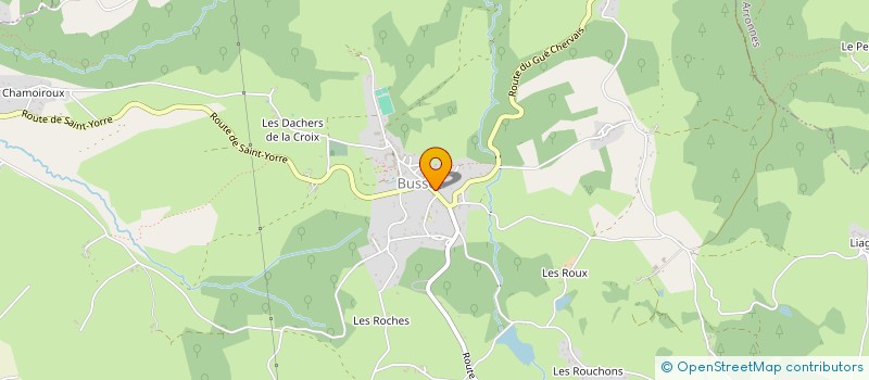 localisation de l'entreprise SCI POUILLOT à BUSSET