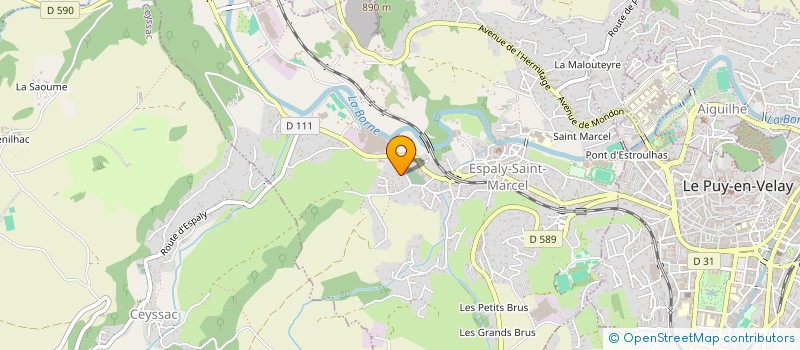 localisation de l'entreprise SCI POUILLY D2  ESPALY-SAINT-MARCEL