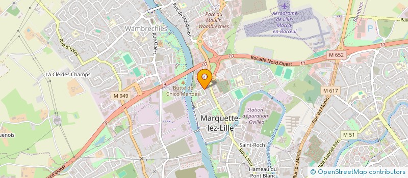 localisation de l'entreprise SCI POUK  MARQUETTE-LEZ-LILLE